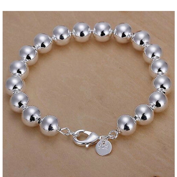 aimee's Jewelry - ONLY ONE! NWOT 925 Silver Bead Chain Bracelet.